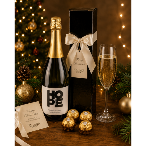 Chocolate Cork Sparkling Wine & Chocolates Gift
